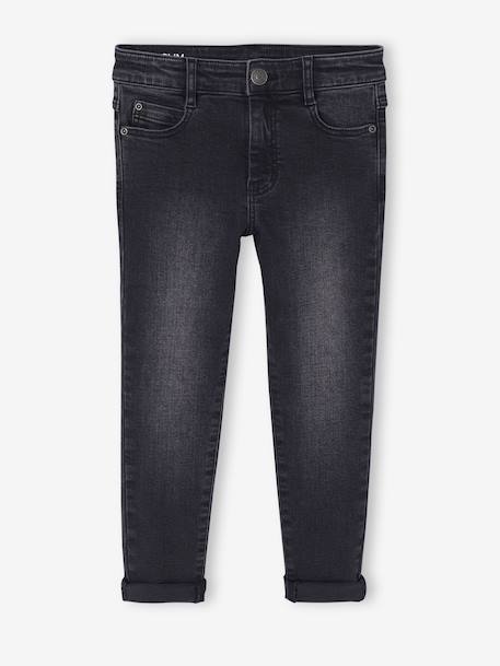 Slim fit jongensjeans Morphologik 'waterless' heupomtrek MEDIUM DENIM DONKERGRIJS+denimgrijs+double stone+RUW DENIM+STONE+zwart denim - vertbaudet enfant 