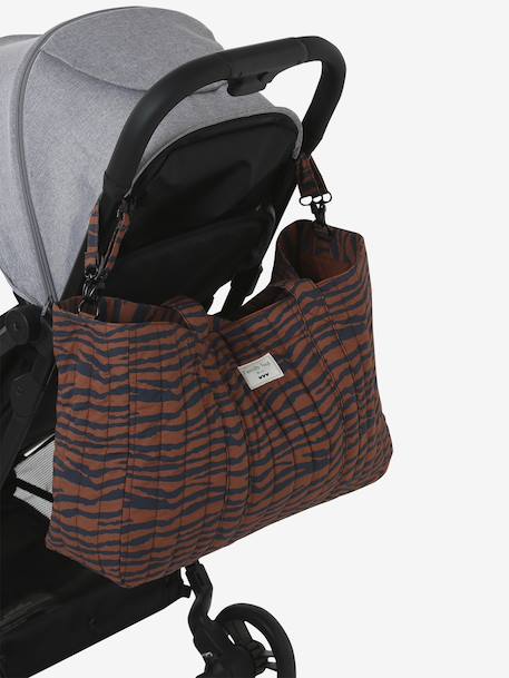 Totebag Wildlife in katoenen canvas mahonie - vertbaudet enfant 