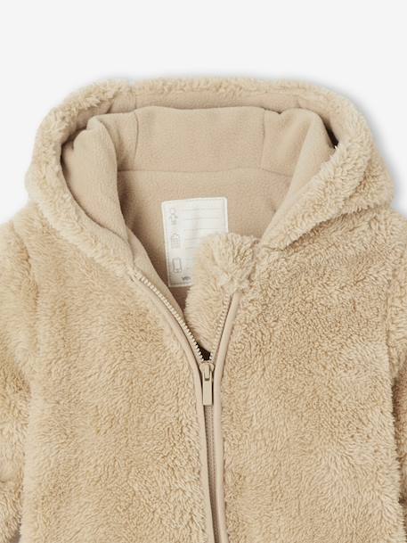 Combi-pilote naissance en micropolaire zandbeige - vertbaudet enfant 