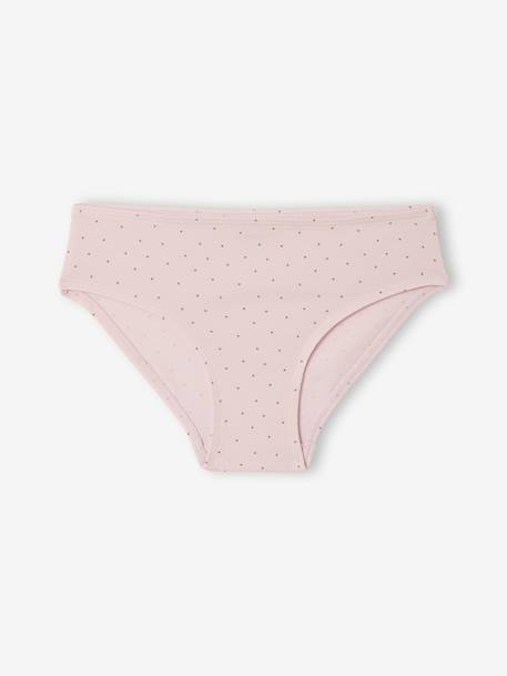 Set van 7 bijpassende slipjes voor meisjes fuchsia - vertbaudet enfant 