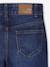 Ruime meisjesjeans MorphologiK met een smalle taille denimgrijs+donkerblauw+lichtblauw+middenblauw - vertbaudet enfant 