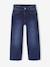 Ruime meisjesjeans MorphologiK met een smalle taille denimgrijs+donkerblauw+lichtblauw+middenblauw - vertbaudet enfant 