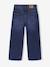 Ruime meisjesjeans MorphologiK met een smalle taille denimgrijs+donkerblauw+lichtblauw+middenblauw - vertbaudet enfant 