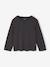 Set van 3 BASICS meisjesshirts met lange mouwen antraciet+ecru+grijsblauw+indigoblauw+koraal+rozen+zachtpaars - vertbaudet enfant 