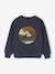 Sweater voor jongens met bouclé-motief marineblauw - vertbaudet enfant 