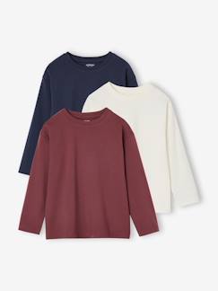 Jongens- Set van 3 effen T-shirts