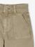 Wijd uitlopende broek voor meisjes medium Morpho groengrijs+kaki+koraal+oudroze - vertbaudet enfant 