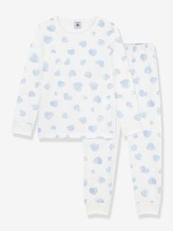-Kinderpyjama van fleece met hartjesprint PETIT BATEAU