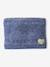 Meisjes set muts « C½ur » + snood + wanten/handschoenen ecru+marineblauw - vertbaudet enfant 