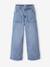 Wijde jeans met timmermanszakken voor meisjes JONEN denimgrijs+donkerblauw+middenblauw - vertbaudet enfant 