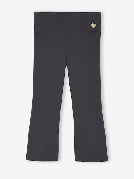 Wijde legging voor meisjes om te dansen antraciet - vertbaudet enfant 