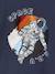 T-shirt jongens lange mouwen omkeerbare pailletten marineblauw - vertbaudet enfant 