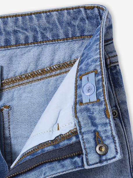 Losse jongensjeans JONEN denimgrijs+double stone+ongewassen denim - vertbaudet enfant 