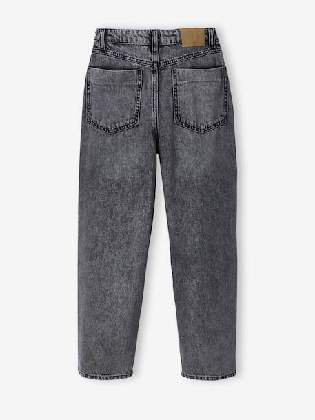 Losse jongensjeans JONEN denimgrijs+double stone+ongewassen denim - vertbaudet enfant 