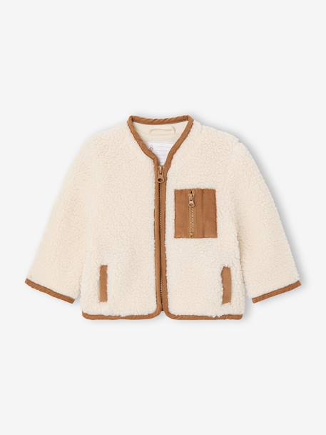 Parka 3-in-1 baby met afneembaar vestje van sherpa dennen - vertbaudet enfant 