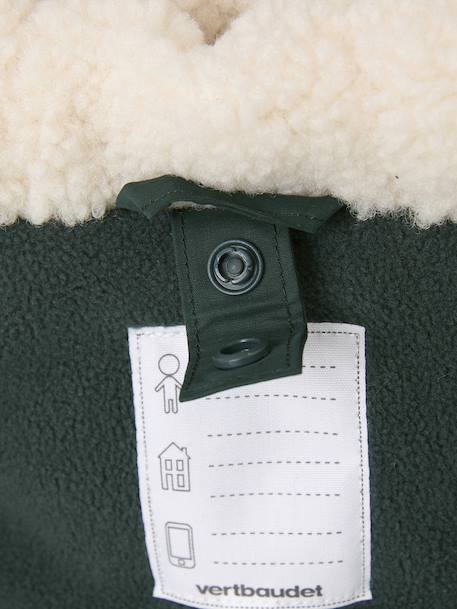 Parka 3-in-1 baby met afneembaar vestje van sherpa dennen - vertbaudet enfant 