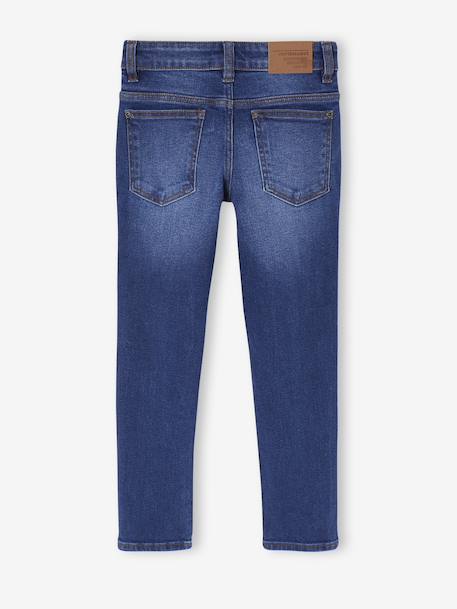 Skinny jeans met verstelbare taille voor jongens double stone+stone - vertbaudet enfant 