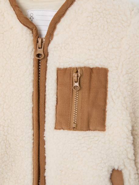 Parka 3-in-1 baby met afneembaar vestje van sherpa dennen - vertbaudet enfant 