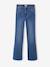 Flare jeans voor meisjes JONEN denimgrijs+lichtblauw+middenblauw - vertbaudet enfant 