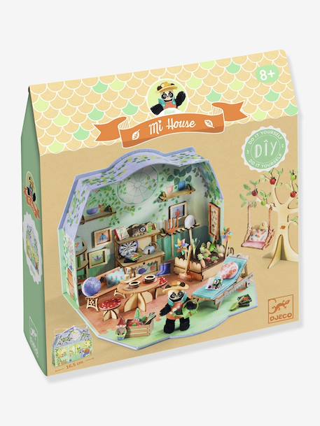 Creatieve set Mi house DJECO groen+rood+rozen - vertbaudet enfant 