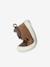 Babyslofjes van zacht leer met antislip beige+blauw+bruin+chocoladebruin+felblauw+groen+oceaanblauw+okergeel+saliegroen+veel beige+veel bruin+veel groen - vertbaudet enfant 