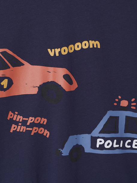 Set van 2 jongenspyjama's met voertuigenprint nachtblauw - vertbaudet enfant 