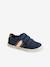 Tennisschoenen met klittenband voor jongens bruin+NAVY - vertbaudet enfant 