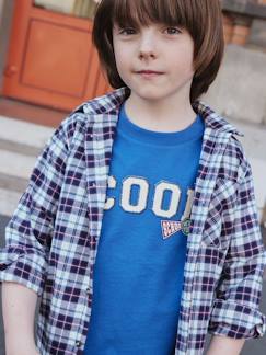 -T-shirt voor jongens met print op de voorkant