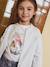 Meisjes-T-shirt met lange mouwen en metallic animatie dennen+wit - vertbaudet enfant 