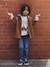 Rechte jeans voor jongens MorphologiK 'waterless' met heupomtrek Medium RUW DENIM+STONE - vertbaudet enfant 