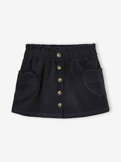 - Fluwelen rok met zakjes hartjes