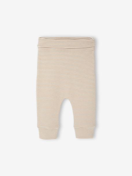 Evolutieve 4-delige babyset met body + legging + slabbetje + knuffels ecru - vertbaudet enfant 