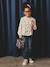 Mom jeans voor meisjes denimgrijs+lichtblauw+middenblauw - vertbaudet enfant 