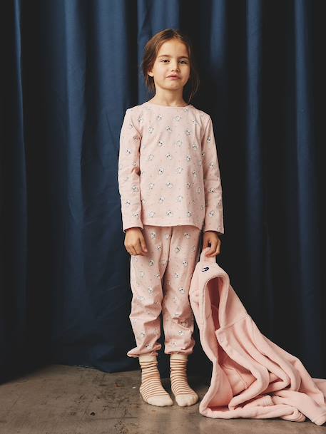 Meisjespyjama Kat lichtroze - vertbaudet enfant 