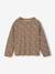 Meisjesset met t-shirt en salopet fluweel / velours antraciet - vertbaudet enfant 