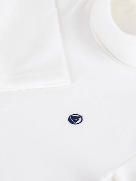 Onderpull voor kinderen van effen katoen PETIT BATEAU wit - vertbaudet enfant 