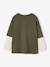 T-shirt met 2-in-1 effect voor jongens kaki - vertbaudet enfant 