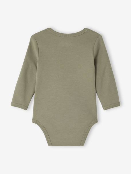 Set van 5 body's voor pasgeborenen met Amerikaanse opening kaki - vertbaudet enfant 
