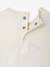 T-shirt baby met lange mouwen en luipaardhartmotief ecru+marineblauw - vertbaudet enfant 