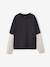 T-shirt 2-in-1 effect JONEN antraciet - vertbaudet enfant 
