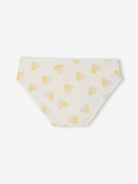 Set van 10 slipjes voor meisjes met fantasie rozen - vertbaudet enfant 
