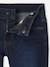 Rechte jeans voor jongens met omslag ongewassen denim+stone - vertbaudet enfant 
