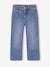 Onverwoestbare wijde jeans voor meisjes middenblauw - vertbaudet enfant 