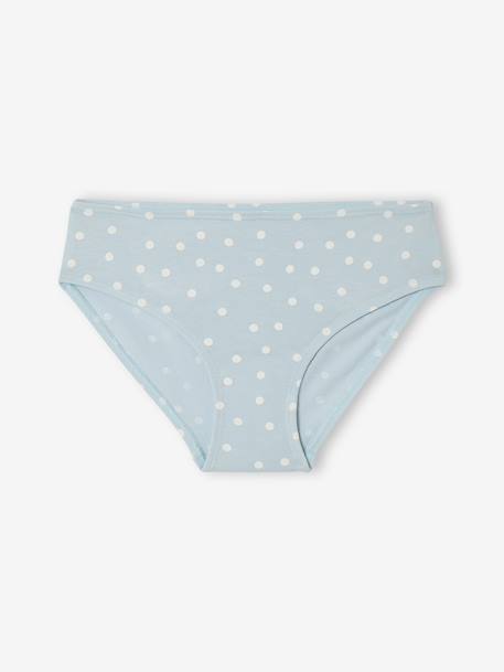 Set van 10 slipjes voor meisjes met fantasie rozen - vertbaudet enfant 