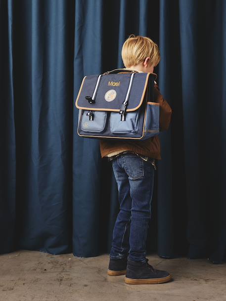 Skinny jeans met verstelbare taille voor jongens double stone+stone - vertbaudet enfant 