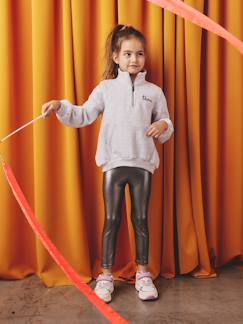 -Set met sweater en metallic sportlegging voor meisjes