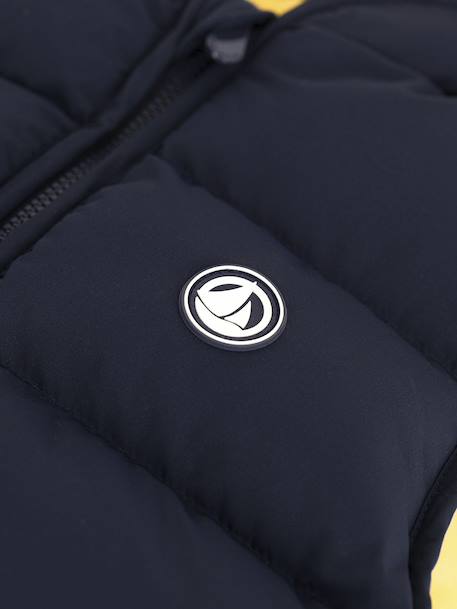 Donsjack voor kinderen, mouwloos, tweekleurig en omkeerbaar PETIT BATEAU marineblauw - vertbaudet enfant 