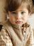 Mouwloos vestje baby in sherpa ecru+taupe - vertbaudet enfant 