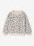 Set met sweater met print en uitlopende legging voor meisjes rozenhout - vertbaudet enfant 