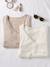 Set van 2 T-shirts voor zwangerschap en borstvoeding van Fiona ENVIE DE FRAISE ecru+zwart - vertbaudet enfant 